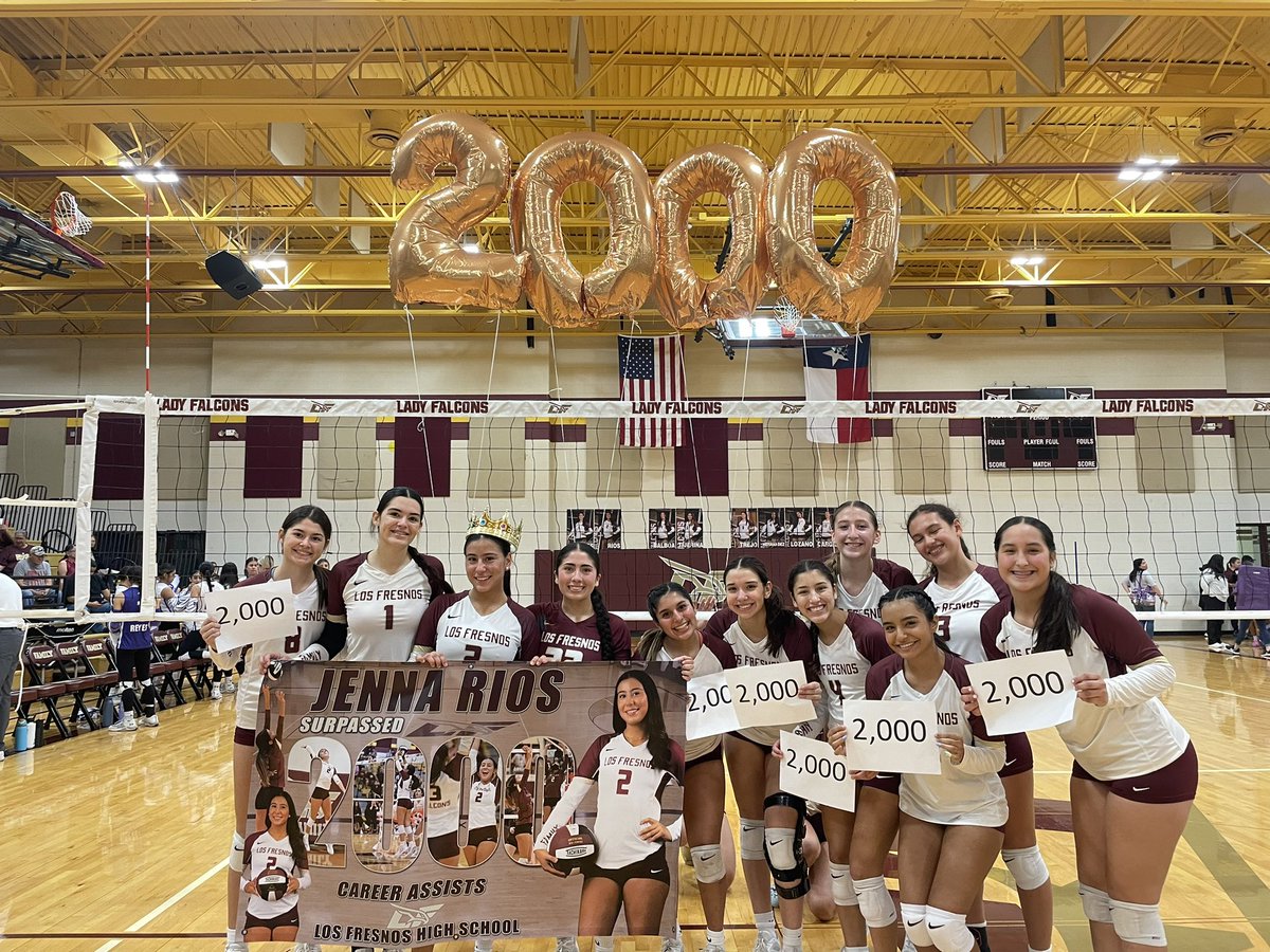 Congratulations Jenna “👑” Rios on surpassing 2,000 career assists‼️ We are so proud of you 🫶