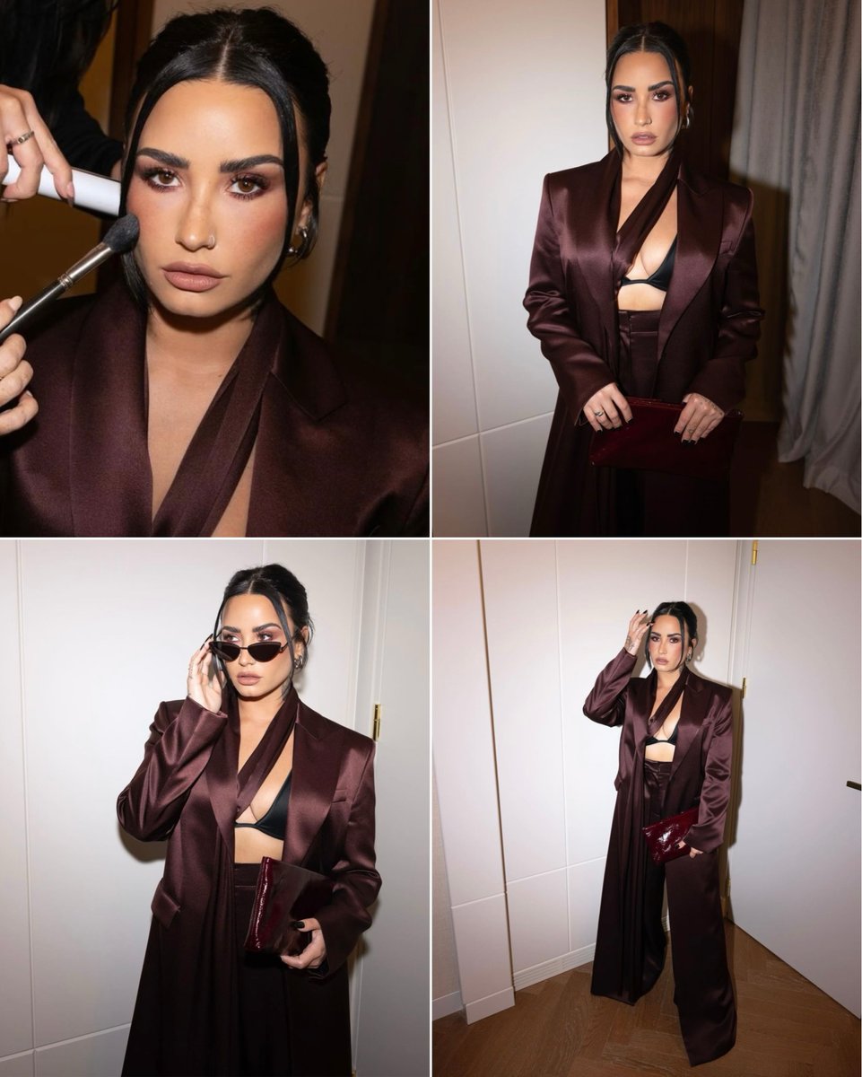 Demi Lovato looks incredible for Milan Fashion Week.