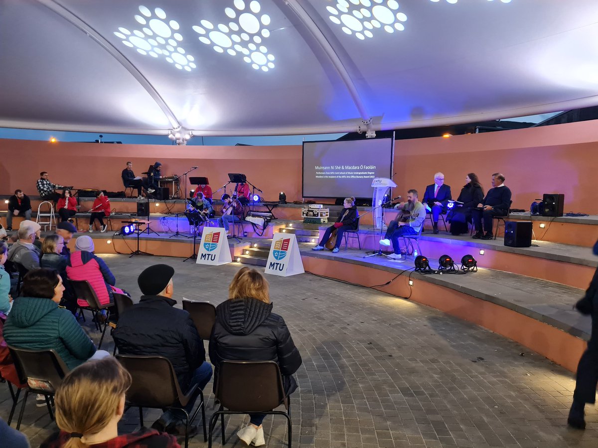Music, song, poetry, animation and storytelling. All part of #CultureNight2023 produced by the staff and students of <a href="/MTU_ie/">Munster Technological University</a> with the support of <a href="/countykerry/">Kerry County Council - Comhairle Contae Chiarraí</a> at the amphitheatre in the Isle of Geese #tralee, a lovely evening.  Well done to all involved.