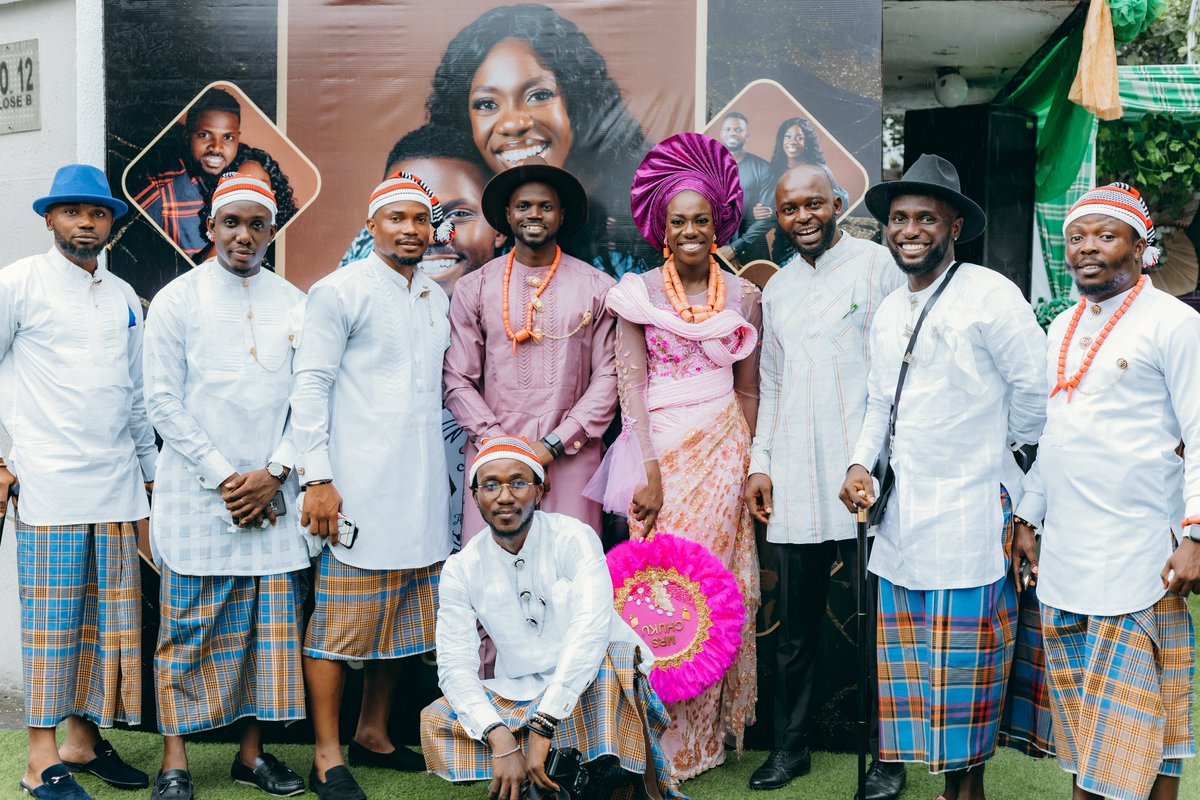 FortuneChuku's tweet image. Okay, okay. The photographer sent these and I had to. 

Album title: Port Harcourt Boy Goes Cultural