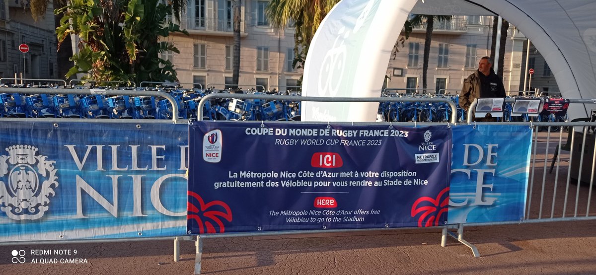 BarbaraFinglas's tweet photo. Allons au stade à vélo !Belle initiative en cette semaine de la mobilité européenne qui vient de s'achever. Bravo @MetropoleNCA d'y avoir pensé. https://t.co/4Ym3gRQjdZ