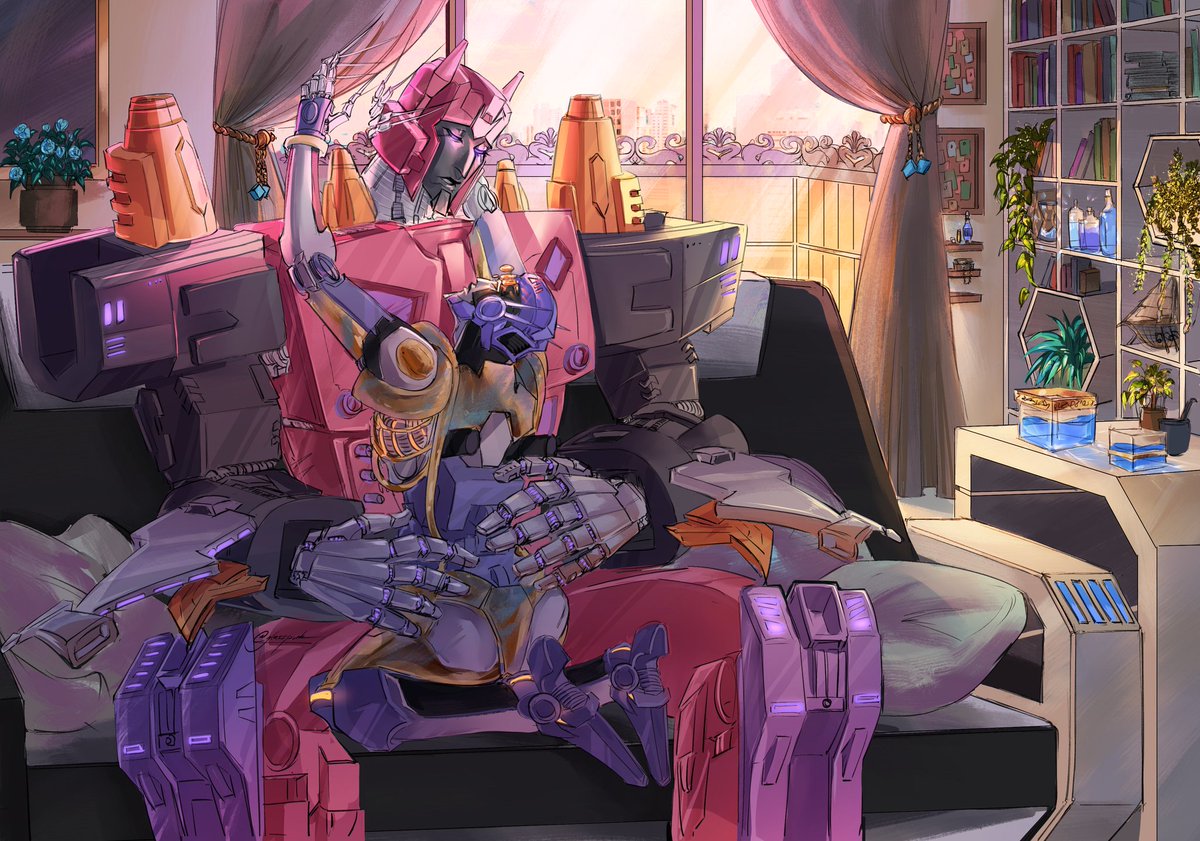 glasspunk's tweet image. My piece to @TF_BigBang, for @mintymaiden 's beautiful Shattered glass overpan fic

#Transformers #Overlord #Trepan