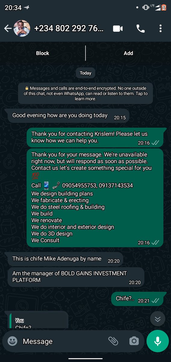 @DrMikeAdenuga  please look into this... Although have let the person realise that even tho have not met @DrMikeAdenuga but we're from same city 🏙️🌆 of Ijebu, using investment platform to scam me at this moment is wrong me that's looking for my tuition up and down.