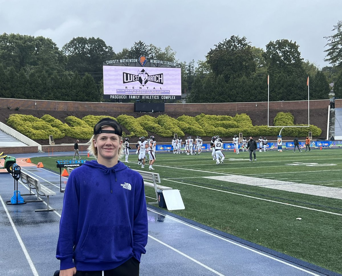 JJ Miller visiting Bucknell today. #WildcatWay