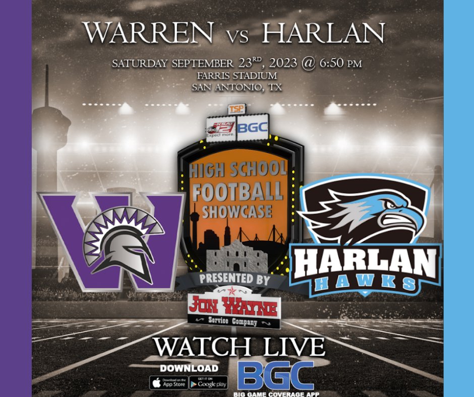 NISD_Athletics's tweet photo. SATURDAY BIG GAME COVERAGE FOOTBALL GAME 700PM @ FARRIS STADIUM
LET'S GO TEAM NORTHSIDE!
TICKETS: https://t.co/RT3cVpySBY
STREAM: https://t.co/LibHVDxhKt
@NISD
#TEAMNORTHSIDE
#NISDATHLETICS
@HarlanHawks_FB
@WarrenNisd https://t.co/IAyNYeWmrc