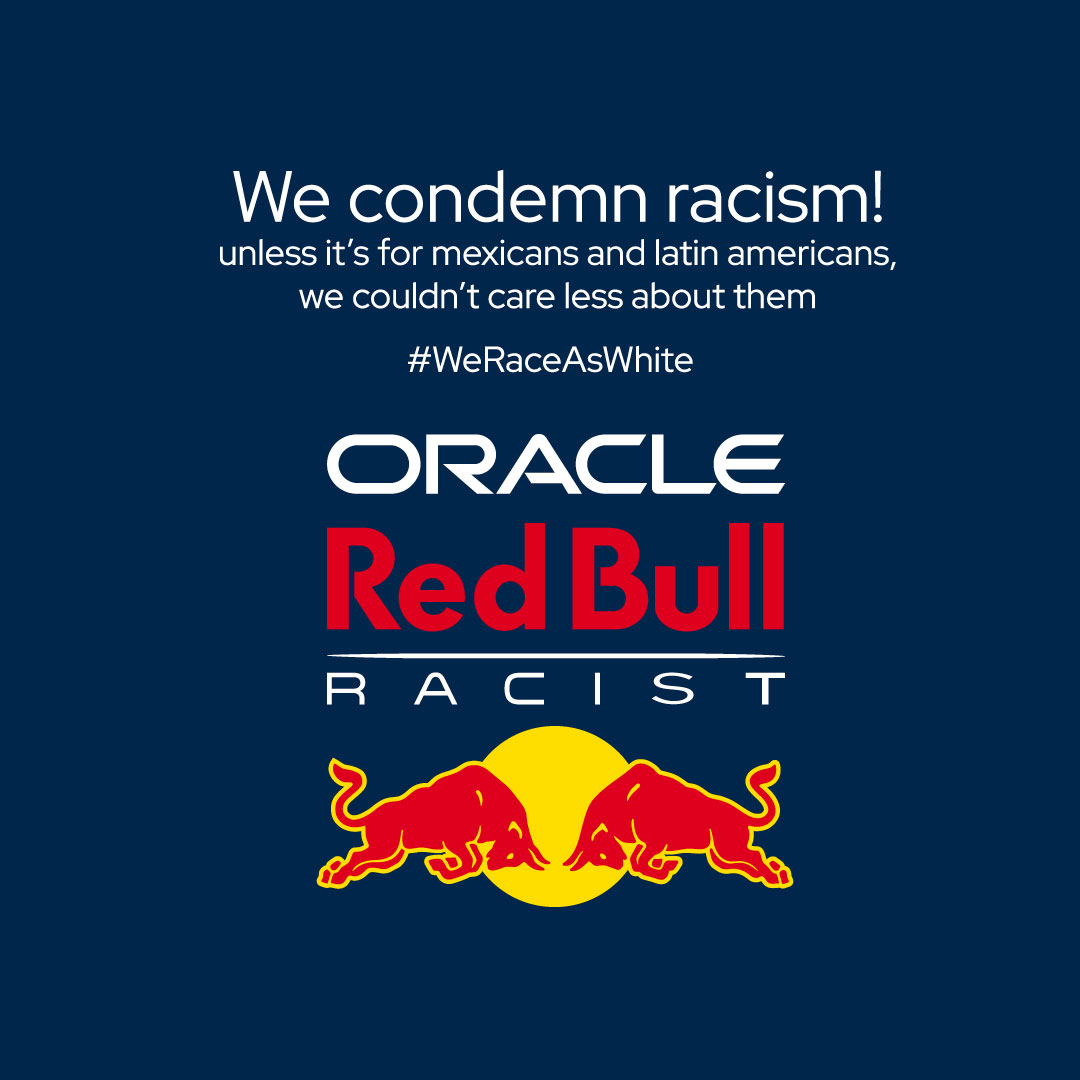 allietteScalici's tweet photo. @fia @SChecoPerez No vamos a parar hasta que saquen de la categoría al racista de Helmut Marko.
Que se vea la Cero tolerancia hacia estos personas.
#MarkoOut
#HelmutRacist
#RedBullRacist https://t.co/lGS9Fq3WZu
