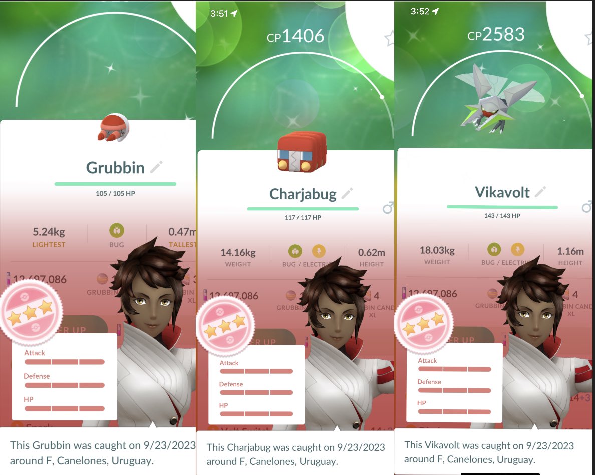 GuarCristian's tweet photo. Family complete ๐๐ฅ #ShinyPokemon #ShundoFamily #GrubbinCommunityDay #PokemonGO #PokemonGOCommunityDay https://t.co/ZupdpbmY9O