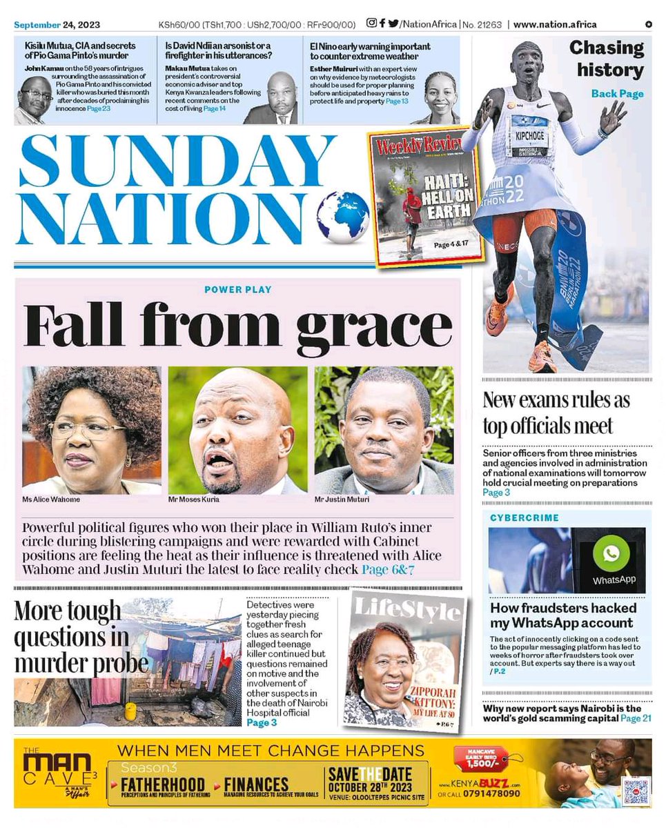 Sunday Nation; Fall from Grace #LeoMagazetini