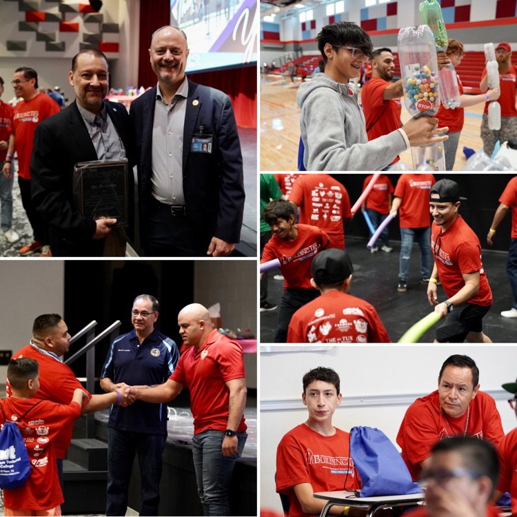 SocorroISD's tweet photo. The 12th annual Father-Son Conference at Socorro High School was a success! It’s amazing to see fathers and father figures bonding with their sons as they seize the endless opportunities offered at #TeamSISD! We are happy to continue the tradition of building ties. https://t.co/yooivuo6tE