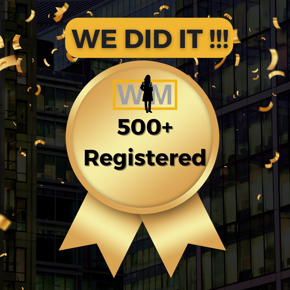For the first time in WIMS history, we had over 500+ people registered! Thank you to all who made this possible, and hopefully next year we can top ourselves again. #WIMStrongerTogether #WomenInMedicine #Growth