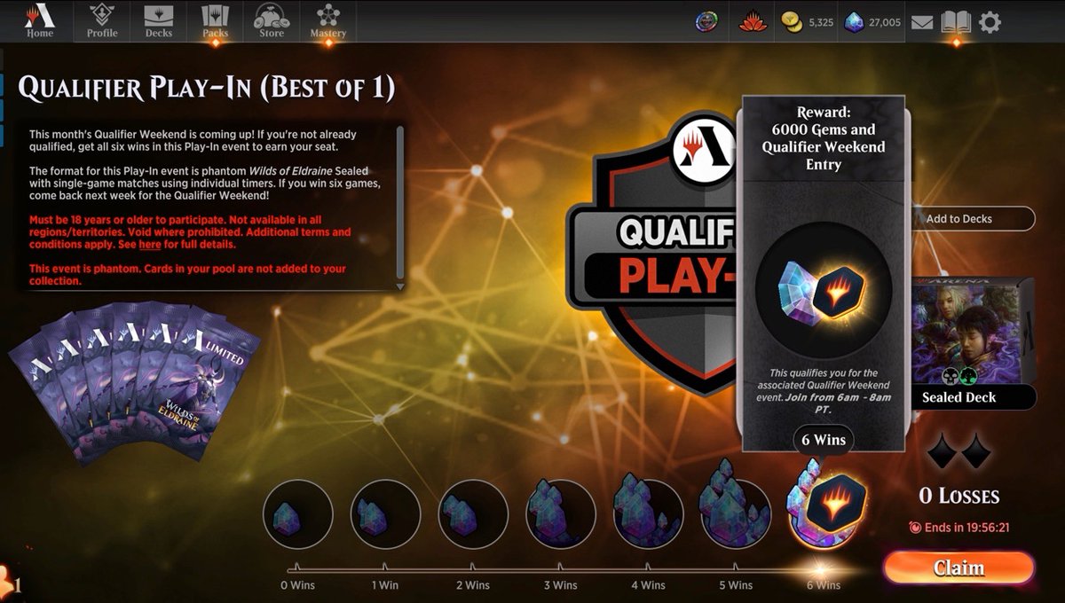 trophyymtg's tweet photo. 7-0 in the Sealed Play-In first try
solid GB Deck, Cauldron is gas and Eriette's Whisper went clutch against Recruiter
@fireshoes 
@mtgazone https://t.co/WWTi6Tcdly
