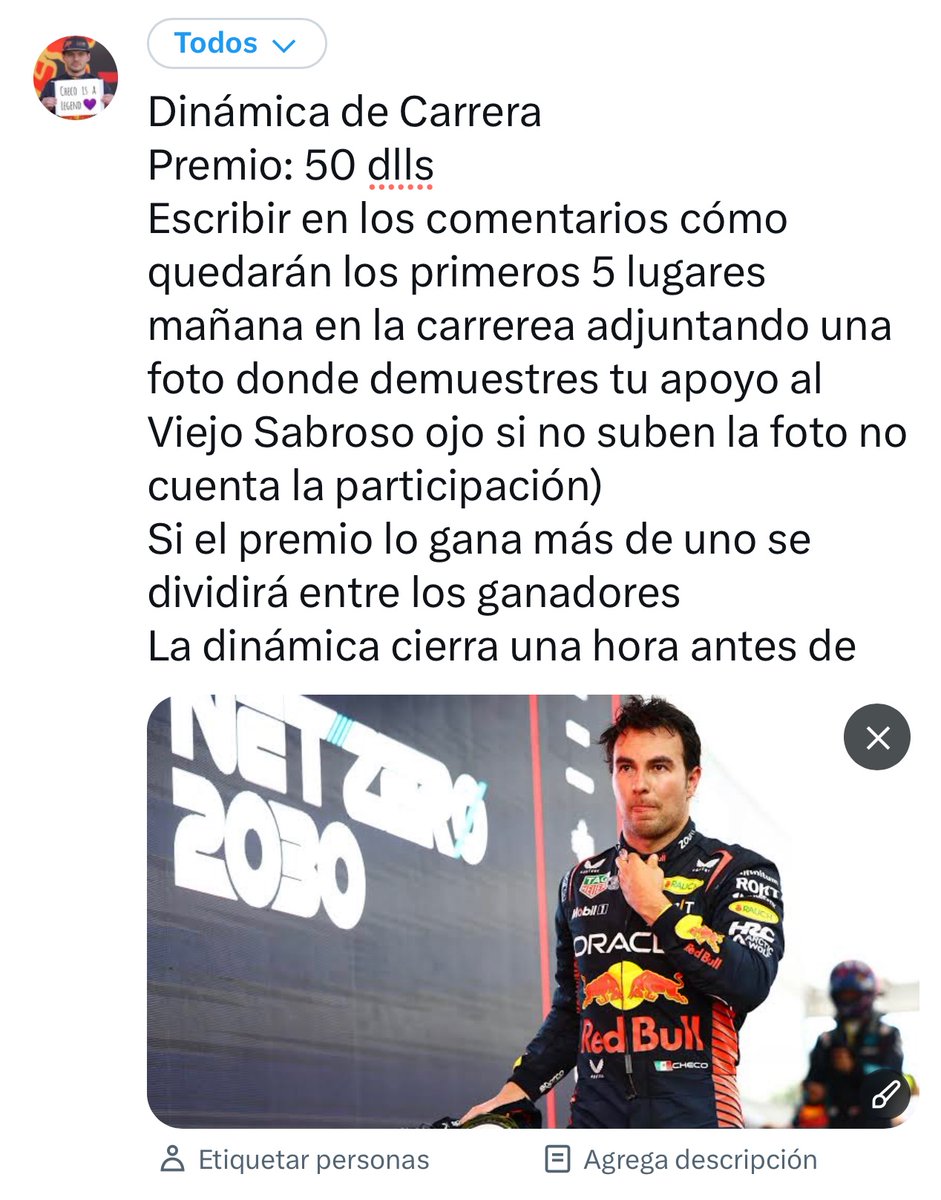 Fan Club Viejo Sabroso Checo Perez tweet media