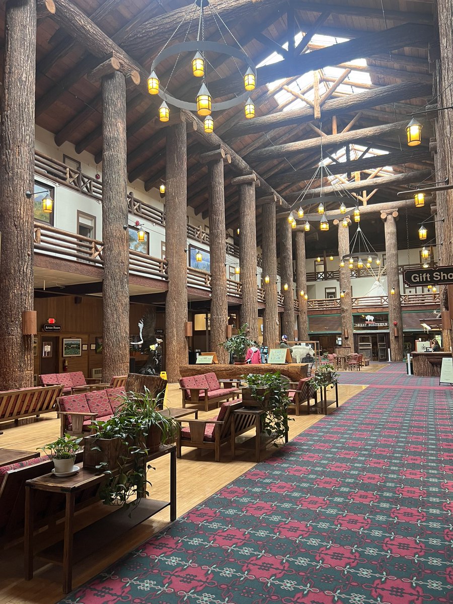 The Glacier Park Lodge is nicknamed the Big Tree Lodge. Walk in the front doors and you will see why!
.
.
#glaciernationalpark #montana #glacier #glaciernps #nationalpark #mountains #nationalparks #travel #visitmontana #roadtrip #bigskycountry  #glaciernationalparkmontana #gnp