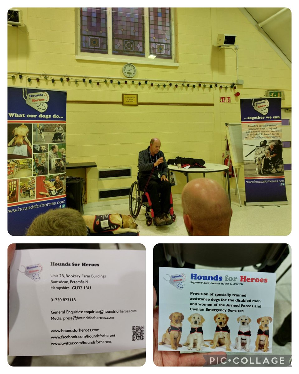 Really facinating and inspiring presentation tonight in Ballywalter by 'Hounds for Heros'. Hounds for Heros train and provide assistance dogs for veterans. A truly life changing service provided for our heros.