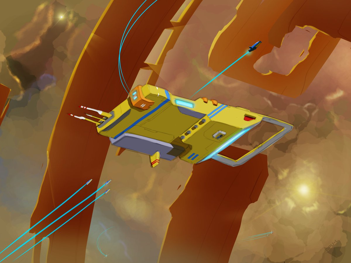 ApulJack's tweet image. Day 12 - Homeworld - I always loved those huge remnants of gigastructures in the background, makes you wonder who/what made it and what was it for?

#SST23 #Space #homeworld #art