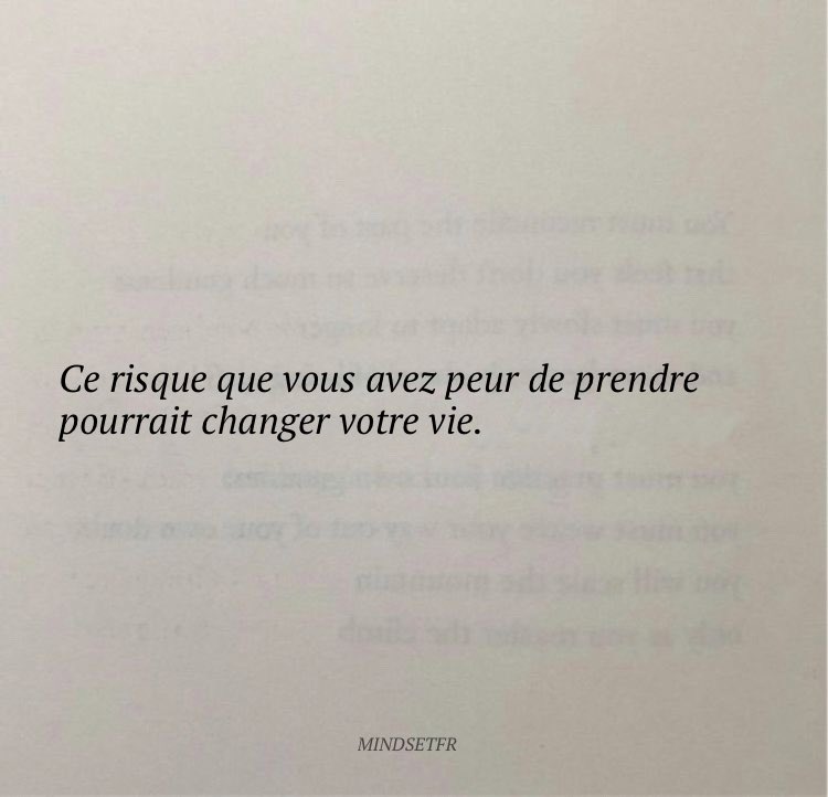 Mindset_FR's tweet photo. Prenez le risque ou perdez la chance https://t.co/nskDqIKIkR