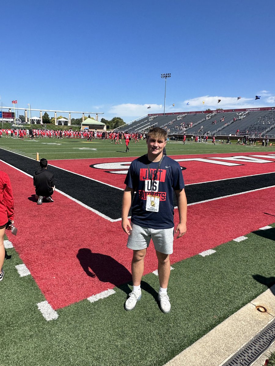 HunterM3232's tweet photo. Great game day visit today! Thank you @BallStateFB @BSUCoachNeu @jmhecklinski @Coach_TsTock @CoachAI https://t.co/zM01Hy5AtS