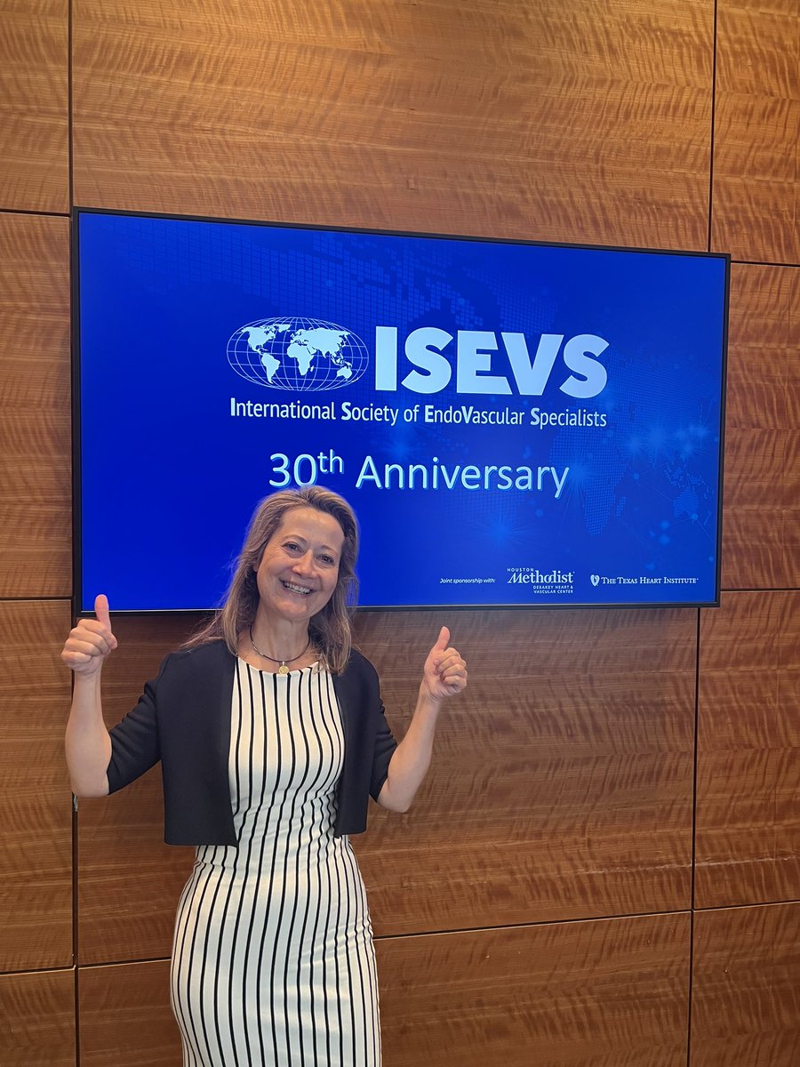 Congratulations to <a href="/OPreventzaMD/">Ourania Preventza</a>, President of ISEVS, on an outstanding term and a phenomenal 30th Anniversary meeting! Your leadership and advocacy have propelled the field of endovascular surgery forward. Here's to many more years of innovation and success! <a href="/ISEVSonline/">ISEVS</a>