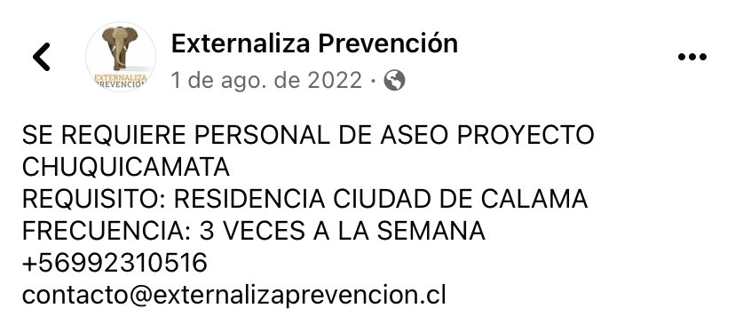 Lorenillo's tweet photo. @sitiodelsuceso Parece que es dueño o trabaja en esta empresa … https://t.co/vDKZ0Yg1K7