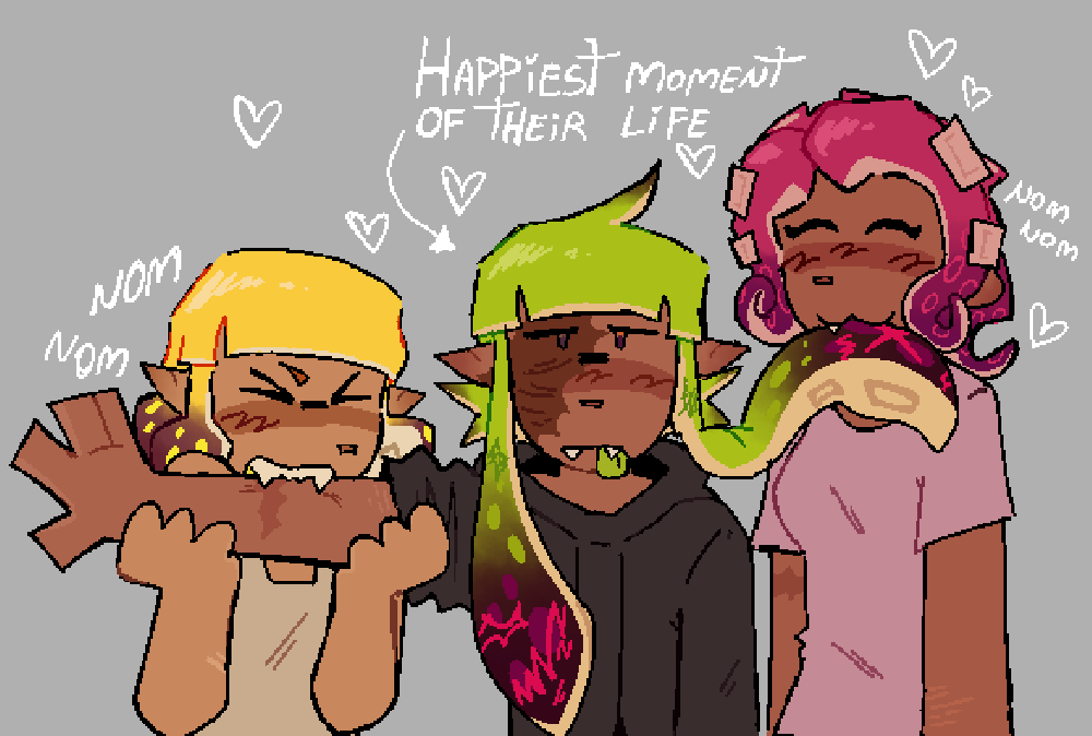 its so hard to draw the three of them...

#agent3 #agent4 #agent8 #agent96 #splatoon