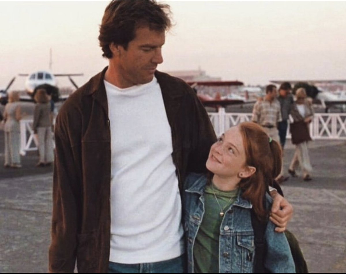 We're watching The Parent Trap, and my wife just pointed out that I regularly dress like Dennis Quaid does in this movie these days... I'm having a goddamn crisis.