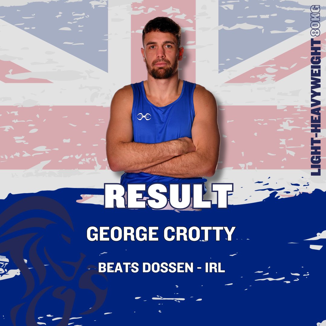 𝙂𝙤𝙡𝙙 🥇

@GeorgeCrotty is crowned light-heavyweight champion after beating Ireland's Gabriel Dossen! 👏