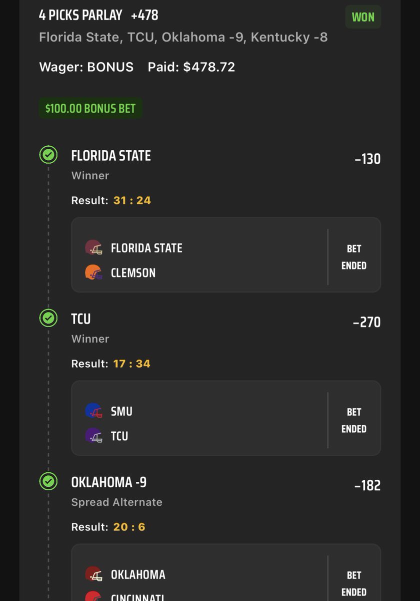 To0lieT's tweet photo. 100 --> 478 ✅
29.50 --> 695.50 ✅
25 --> 579.50 ✅
30 --> 746.40 ✅

What more can I say!!!! We Cashed the 5 leg 12 o clock lay!!!! I'm him!!!! And the 4 leg!!! We really spanking over here

 #GamblingTwitter #GamblingX 

can't wait til we blow up @RealMotionPicks ✅✅🔥🔥💸💸 https://t.co/uqgUBYzljN