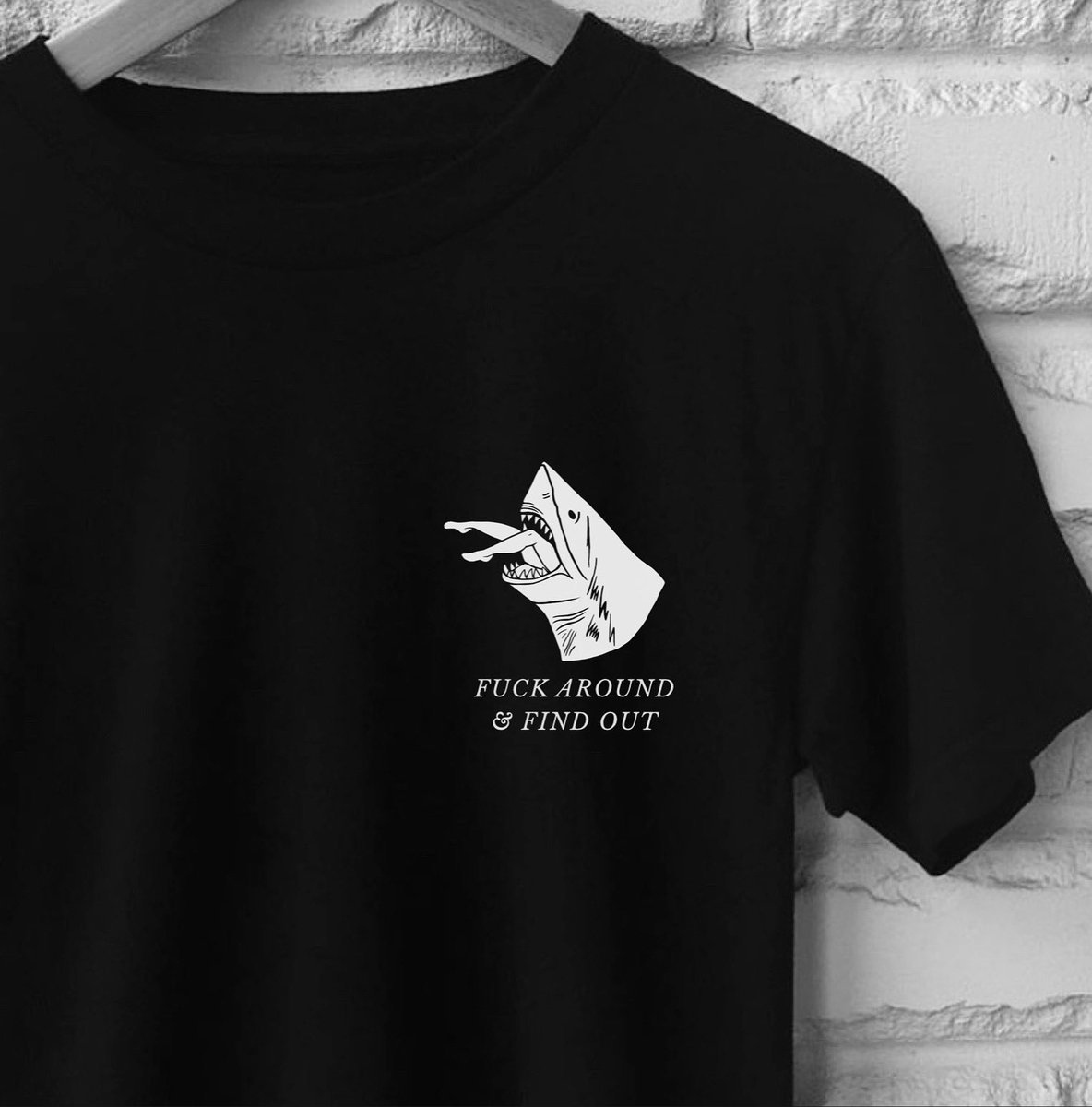 SwimWith_Sharks's tweet photo. Preorders extended through the weekend. Also available as a hoodie and longsleeve 🦈
https://t.co/0Jx04WXaCy

Use SWIM20 for 20% off 

#shark #swimwithsharks #fuckaroundandfindout https://t.co/wAEFKDOKAX