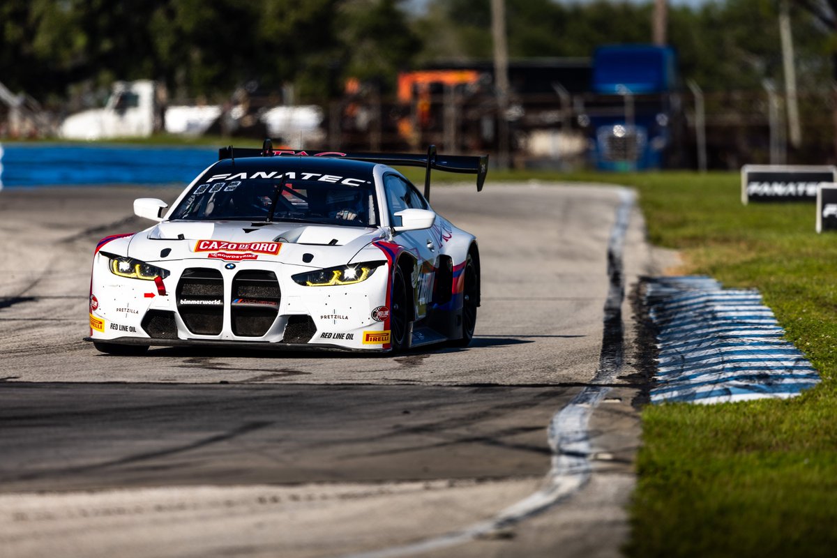 .@chandlerhull26 and @Billauberlen brought the heat for @bimmerworld, claiming a fantastic second place in the GT World Challenge America at Sebring. Outstanding performance, team!