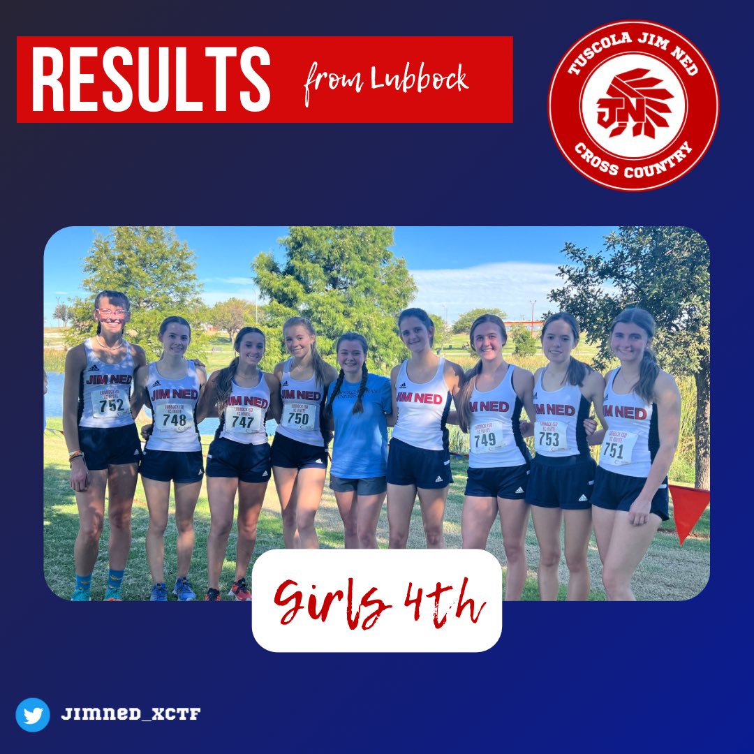 jimned_xctf's tweet photo. A good day of racing for the Lady Indians and Indians at the Lubbock Invitational! #1TRIBE

Results: https://t.co/97cLus7SRZ

@JNSportsNation @JNathletics @coach_dtodd @ablakeallen @coachp_jimned https://t.co/uB5AD17sj4