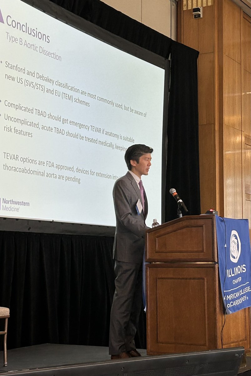 docbfreed's tweet photo. From prevention to aortic dissection to HFpEF to MINOCA, @IllinoisACC annual conference has a little something for everyone! Outstanding talks from experts and leaders in the field. @ACCinTouch @avolgman https://t.co/tO6V1JhQQe