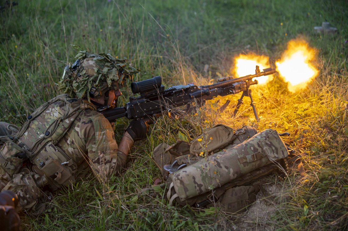 dweimer105's tweet photo. #SaberJunction 23 is an annual #USAREURAF exercise with @NATO allies and partners including 4,000 participants from 16 different countries #training together at @7thATC's Joint Multinational Readiness Center near Hohenfels, Germany. 

#StrongerTogether #BeAllYouCanBe https://t.co/Qi9EXJNiuL