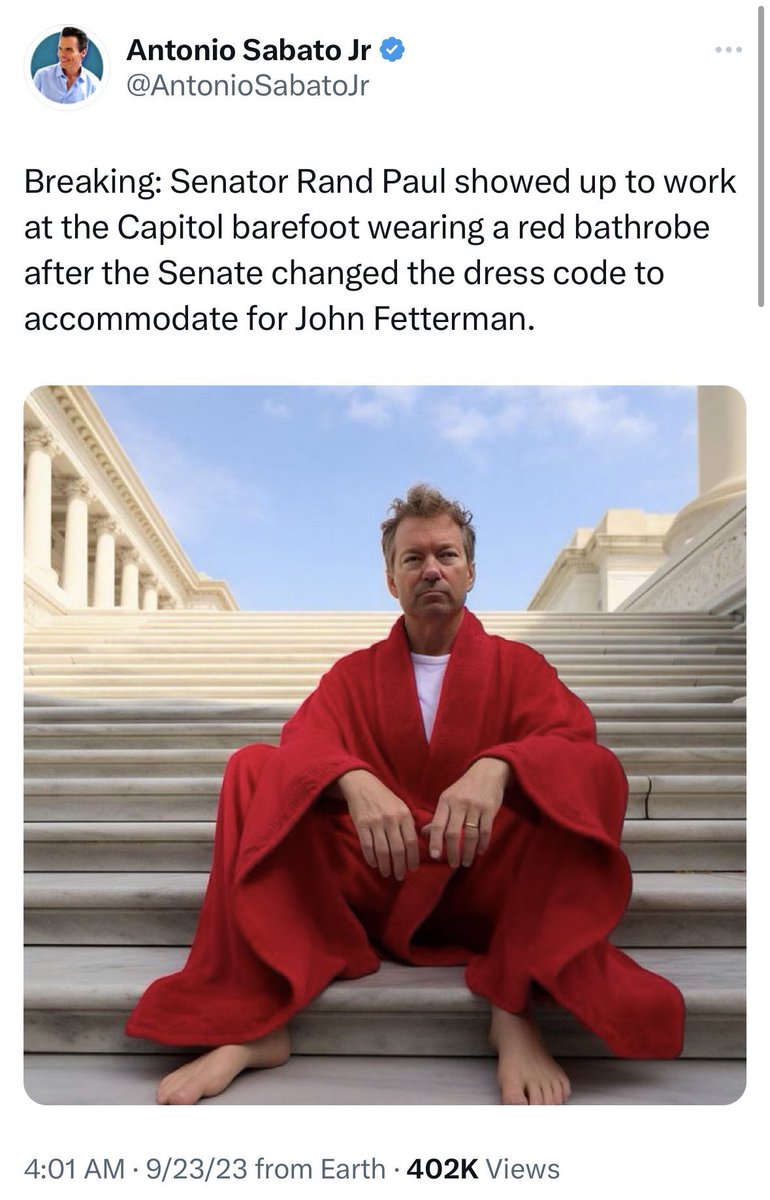 KoolaidUSA's tweet image. Ohhh.  Silly me, I thought he’d converted to Buddhism. 
#WhatAnAss