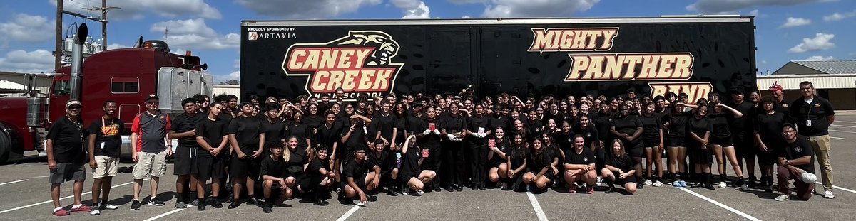 terribnsn's tweet photo. The Mighty Panther Band made us proud as they took home 1st place today as well as Best Music, Best Percussion, Best Overall Effect, and Best Colorguard! Congratulations!! It’s a great day to be a Caney Creek Panther! ❤️💛🎶🎶 https://t.co/ENMBLhpwe1