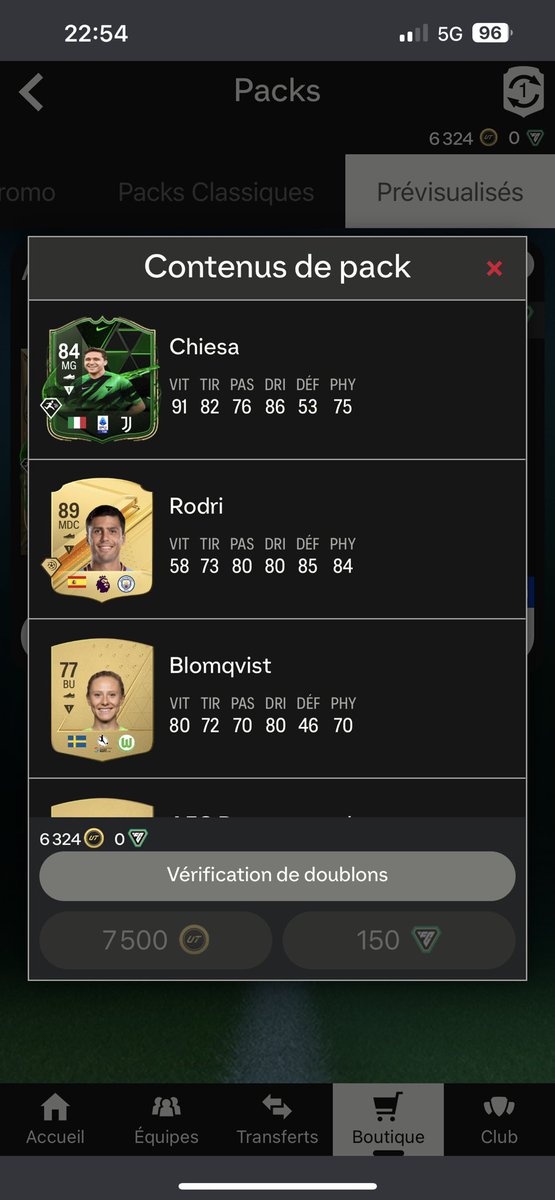 Matthis25's tweet photo. Besoin de quelqu’un d’urgence pour 1000 crédits je lui revaudrais ça 😱
#FC24 #FIFA #fut #foot #ps5 https://t.co/uuDd9Spjvv