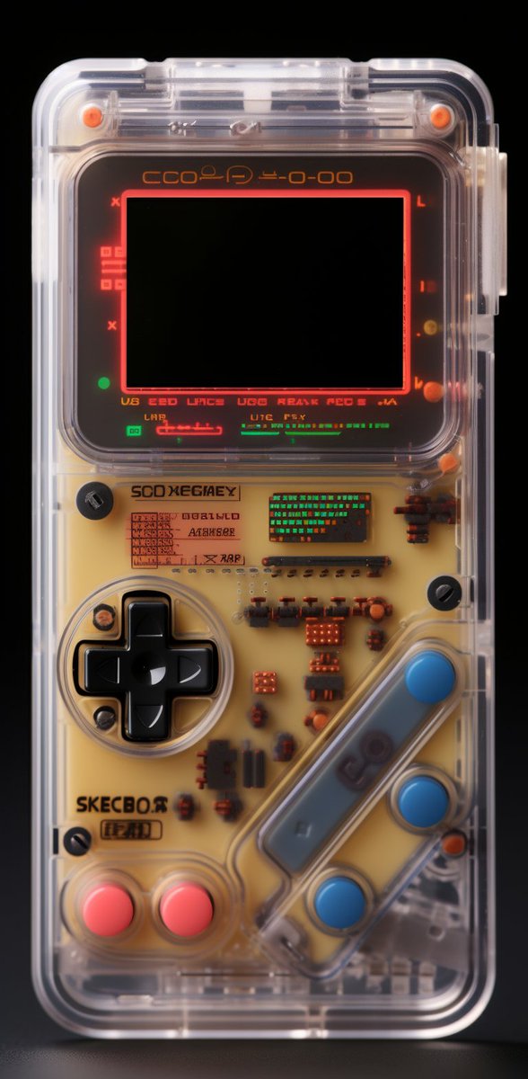 EnchantingAI's tweet photo. #Japan #Nintendo #gameconsole #handheld #retro #transparentmaterial New Nintendo Console to be released in 2020
Prompt: Japan, Nintendo, game console, handset, retro, transparent material
#Midjourney #EnchantingAI #LovelyAI 
https://t.co/9L2k3pRmG8 https://t.co/bvL03PUyMi