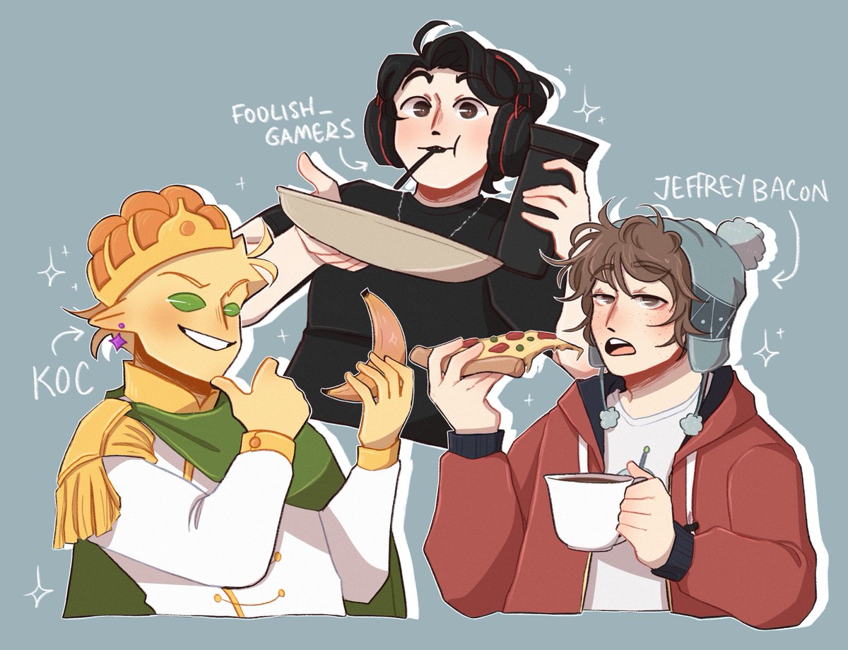 ksd_esign's tweet photo. ✨Signature food items >:) 🍌🌯🍕☕️
#foolishfanart #foolishgamersfanart https://t.co/vxlWaHTV1G