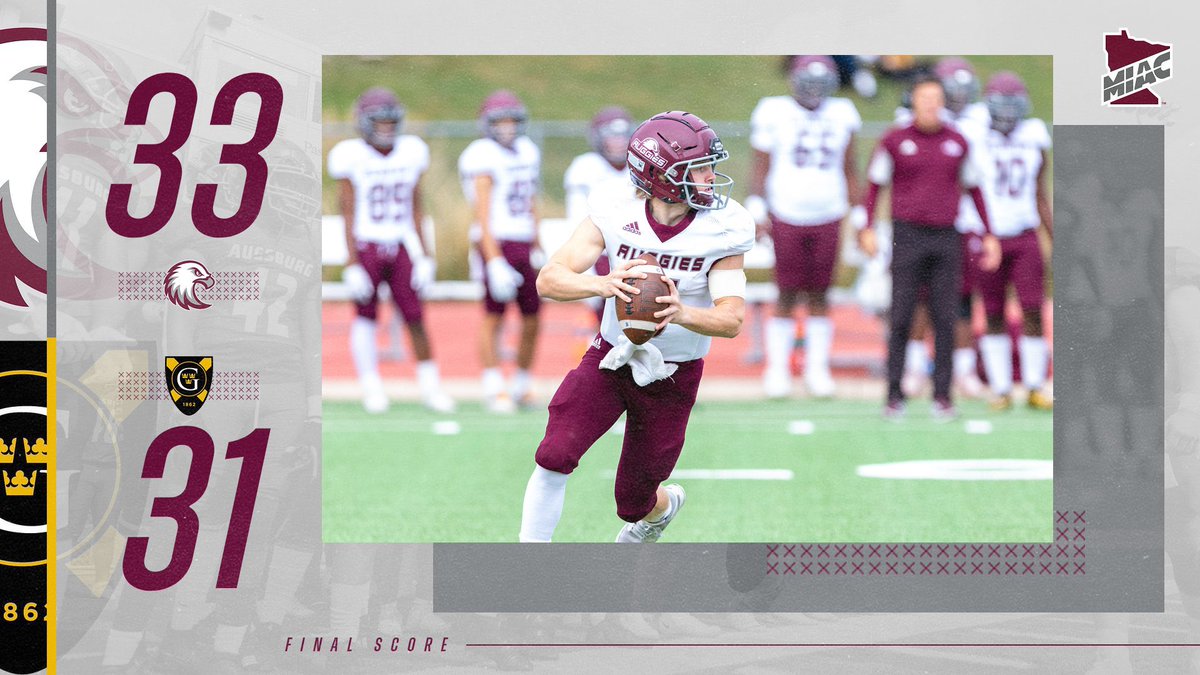 3-0 👀

Your Auggies took home the W with .01 seconds left making it 33-31 👊🏈

#WinFromWithin