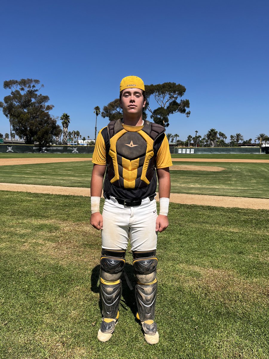 FiveToolCA's tweet photo. F: @canesbbsandiego Black 18U 14, Trosky Force Baseball 0
PoG: @anthonypotter27 5 IP, 9K, 0H
Hitter: @ThomasCorbin09 2-2, 2B, BB https://t.co/MP0zlcOqYV