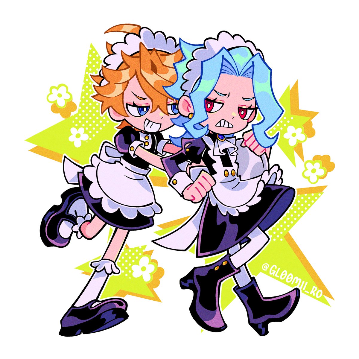 In a maid mood ✿ #dottore #childe #Genshin