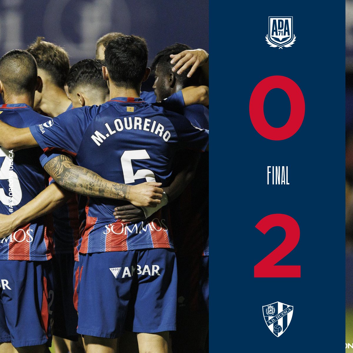SDHuesca_jp's tweet photo. 試合終了

ルレイロ弾とオベン弾でSDウエスカが今季初勝利！㊗️

0-2 | #AlcorcónHuesca 🔵🔴 https://t.co/tsqLtWwg8z