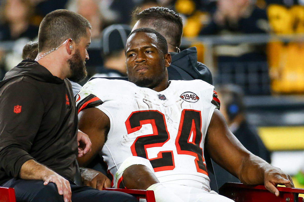 More info per <a href="/AdamSchefter/">Adam Schefter</a>:

Doctors believed Chubb only tore MCL, and found that the ACL was stretched severely but no tears indicated. 

They could find further damage upon surgery, but a very positive outcome. 

He included it wasn’t “career ending” by any means. #DawgPound