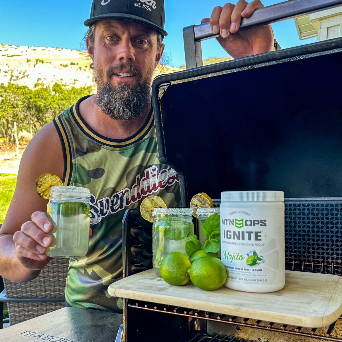 svenddiesel's tweet photo. Smoked @mtnops Mojito Ignite.
Smoked the Fresh Mint and Limes and combined with the Mtn Ops Mojito mix and some Sprite. Pretty darn refreshing and I needed a little energy to go and tackle my yard projects now.
#traegergameday #traeger #mtnops #traegernation https://t.co/pwdODkAx9K