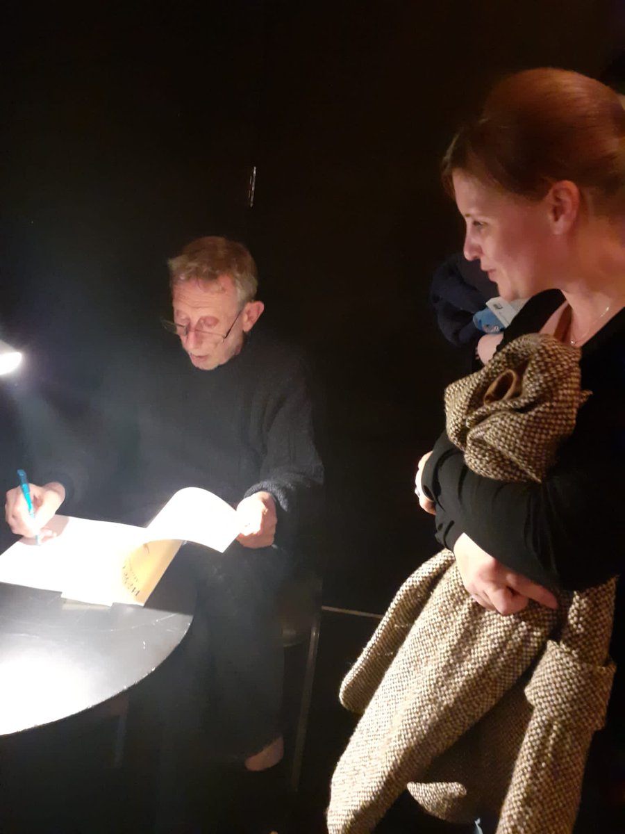 Lovely evening yesterday listening to the wonderful <a href="/MichaelRosenYes/">Michael Rosen 💙💙🎓🎓 NICE 爷爷</a> at the Ripon poetry festival.