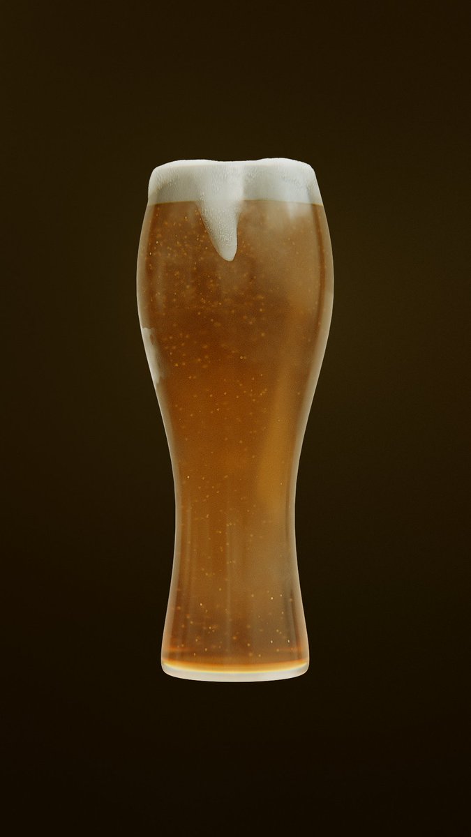 Oh_Mykol's tweet photo. Bière en 3d entièrement réalisé avec Blender.

Modé + shader + scatter + lighting + rendu + compo

#blender #b3 #blender3d #biere #beer #3d https://t.co/GYJKvm4iL8