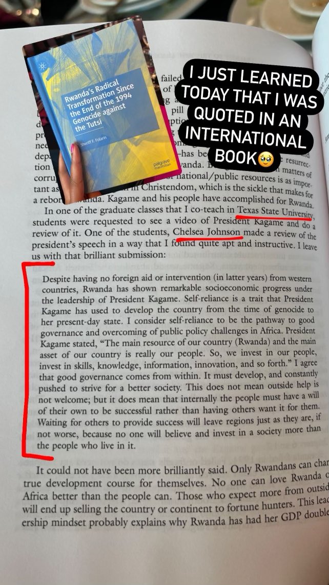 MzDannieGirl's tweet photo. My 🦋attend a luncheon at her university today, during the luncheon she learned that she has been quoted in a book by one of her professor’s whom is a visiting scholar from Nigeria. Please see excerpt below.
#comingtoaballotnearyou
#politicalbae
#theGodweserveisajustGod https://t.co/NsLoQaLRSu