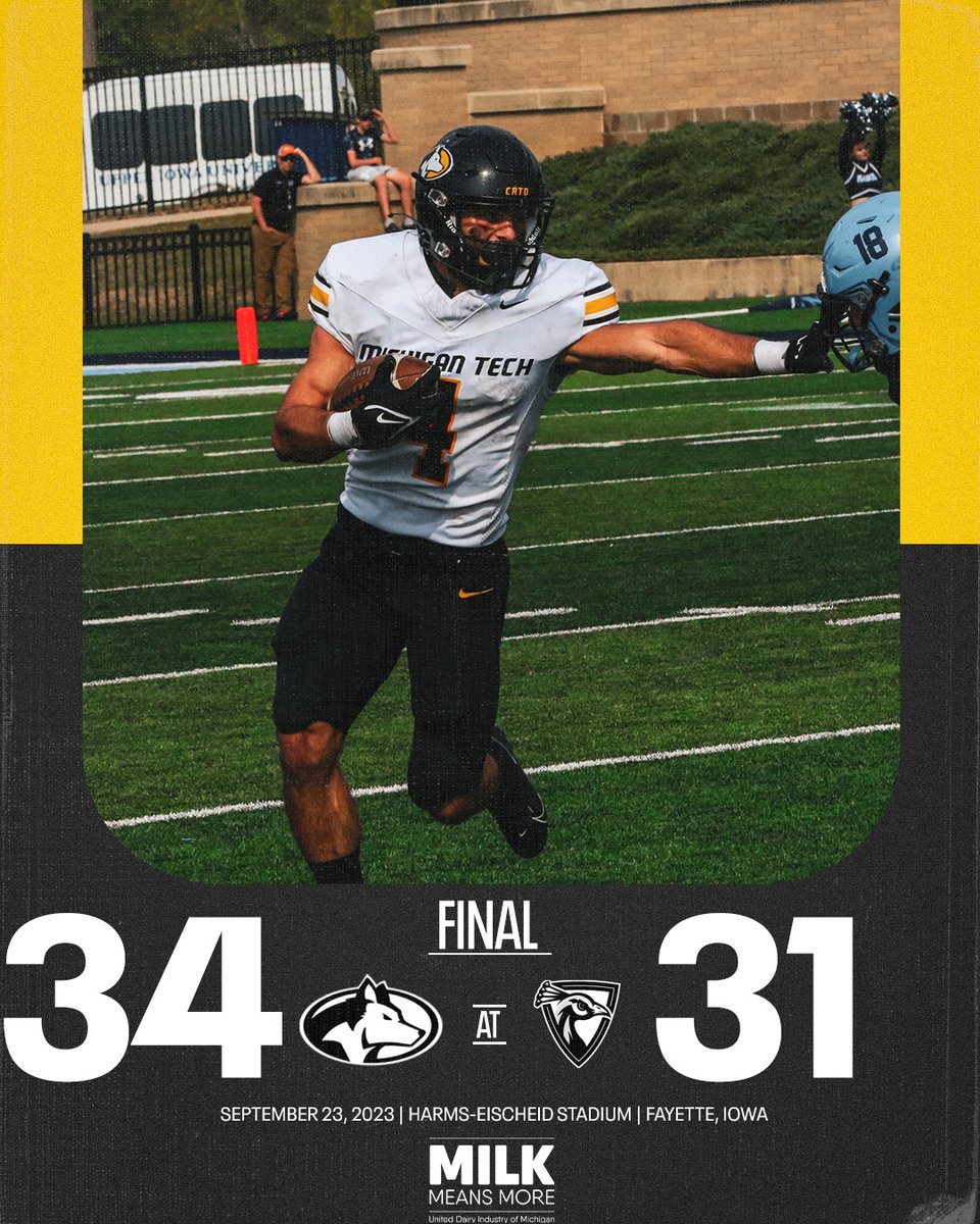 Michigan Tech Football tweet media