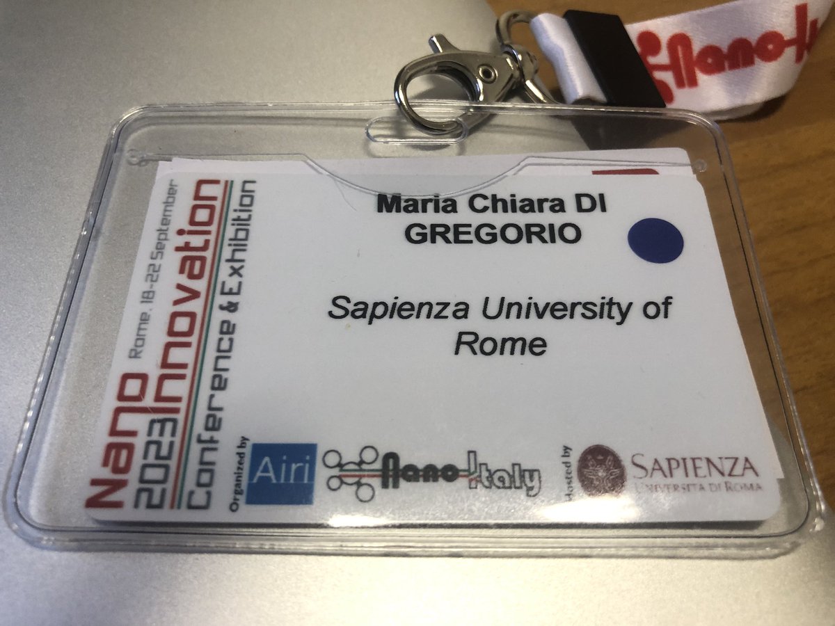 Maria Chiara di Gregorio (@mariachiaradig4) on Twitter photo It was a great pleasure to present my research at YoungInnovation-NanoInnovation 2023 <a href="/AIRI_NanoItaly/">NanoInnovation</a>. Such a great event! thanks to all the participants and the organizers It was a great pleasure to present my research at YoungInnovation-NanoInnovation 2023 <a href="/AIRI_NanoItaly/">NanoInnovation</a>. Such a great event! thanks to all the participants and the organizers