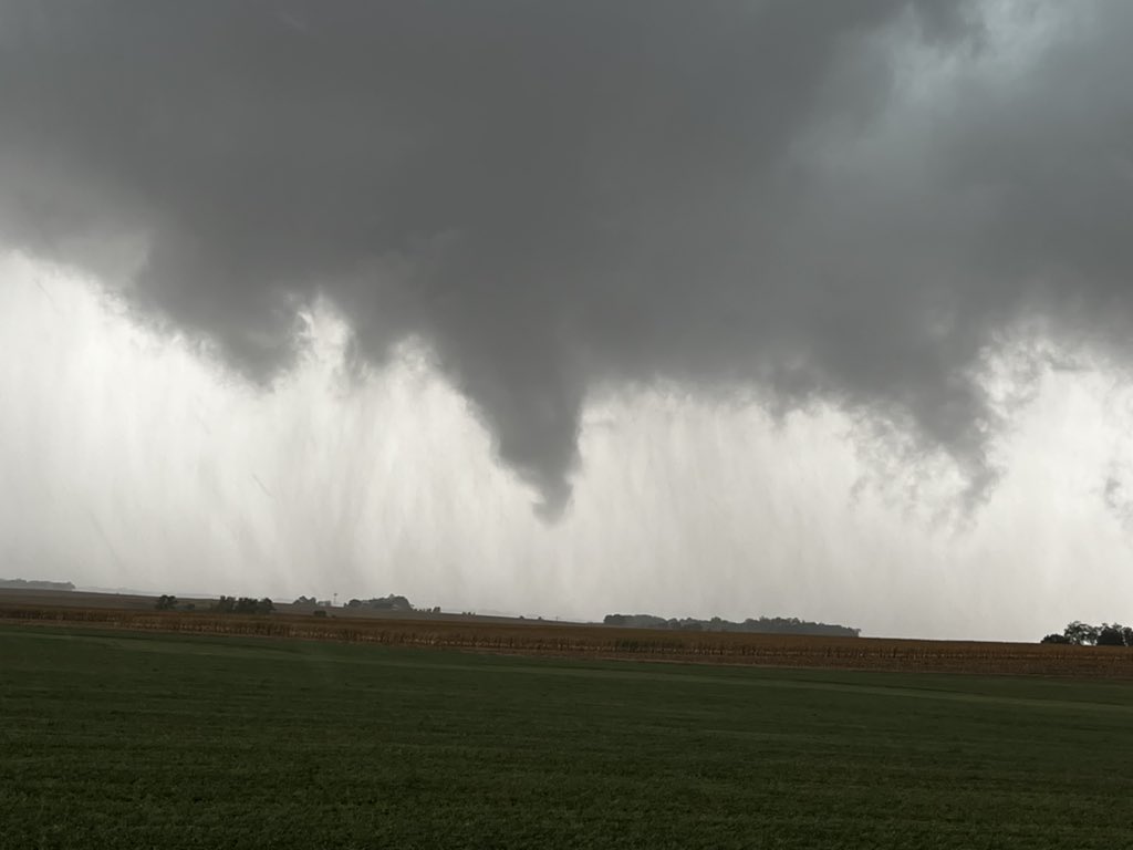 Tornado attempt #3 ongoing. East of Bruce SD #SDWX