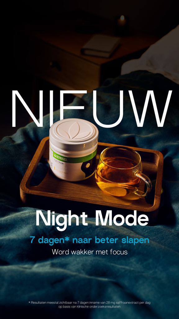 PeterWillekens's tweet photo. NIEUW! Night mode met Saffraan extract dat wetenschappelijk bewezen om je slaap te verbeteren. 

Nu te bestellen: https://t.co/rX931G5g1H https://t.co/X5M7NV9exC